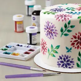 How To Paint On A Cake With Food Coloring Cake Decorist