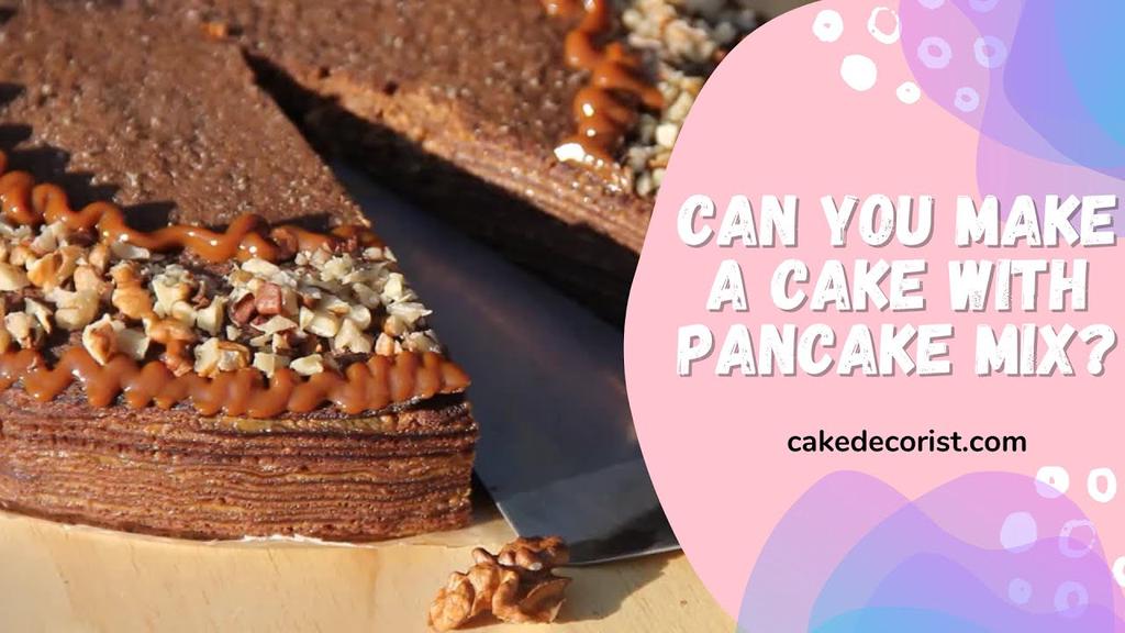 'Video thumbnail for Can You Make A Cake With Pancake Mix'