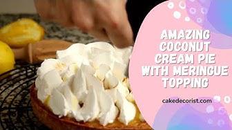 'Video thumbnail for Amazing Recipe Coconut Cream Pie With Meringue Topping'