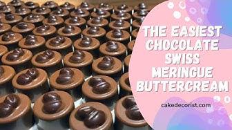 'Video thumbnail for The Easiest Chocolate Swiss Meringue Buttercream'