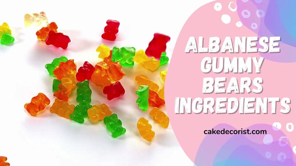 'Video thumbnail for Albanese Gummy Bears Ingredients'