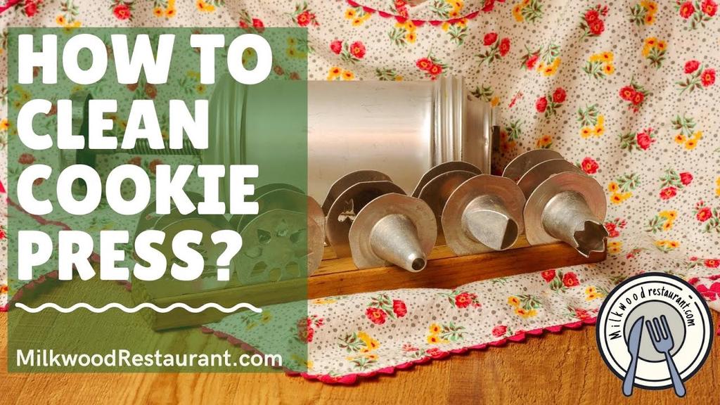 'Video thumbnail for How To Clean Cookie Press? 7 Superb Steps To Do it'