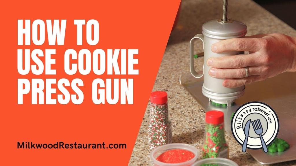 'Video thumbnail for How To Use Cookie Press Gun? 8 Superb Steps To Make Cookie'