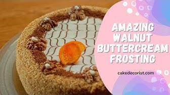 'Video thumbnail for Amazing Walnut Buttercream Frosting'