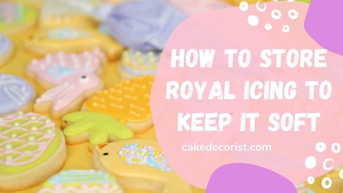 'Video thumbnail for How To Store Royal Icing To Keep It Soft'