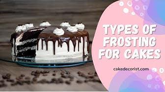 'Video thumbnail for Types Of Frosting For Cakes'