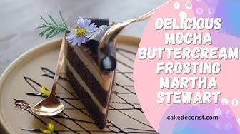 'Video thumbnail for Delicious Mocha Buttercream Frosting Martha Stewart'
