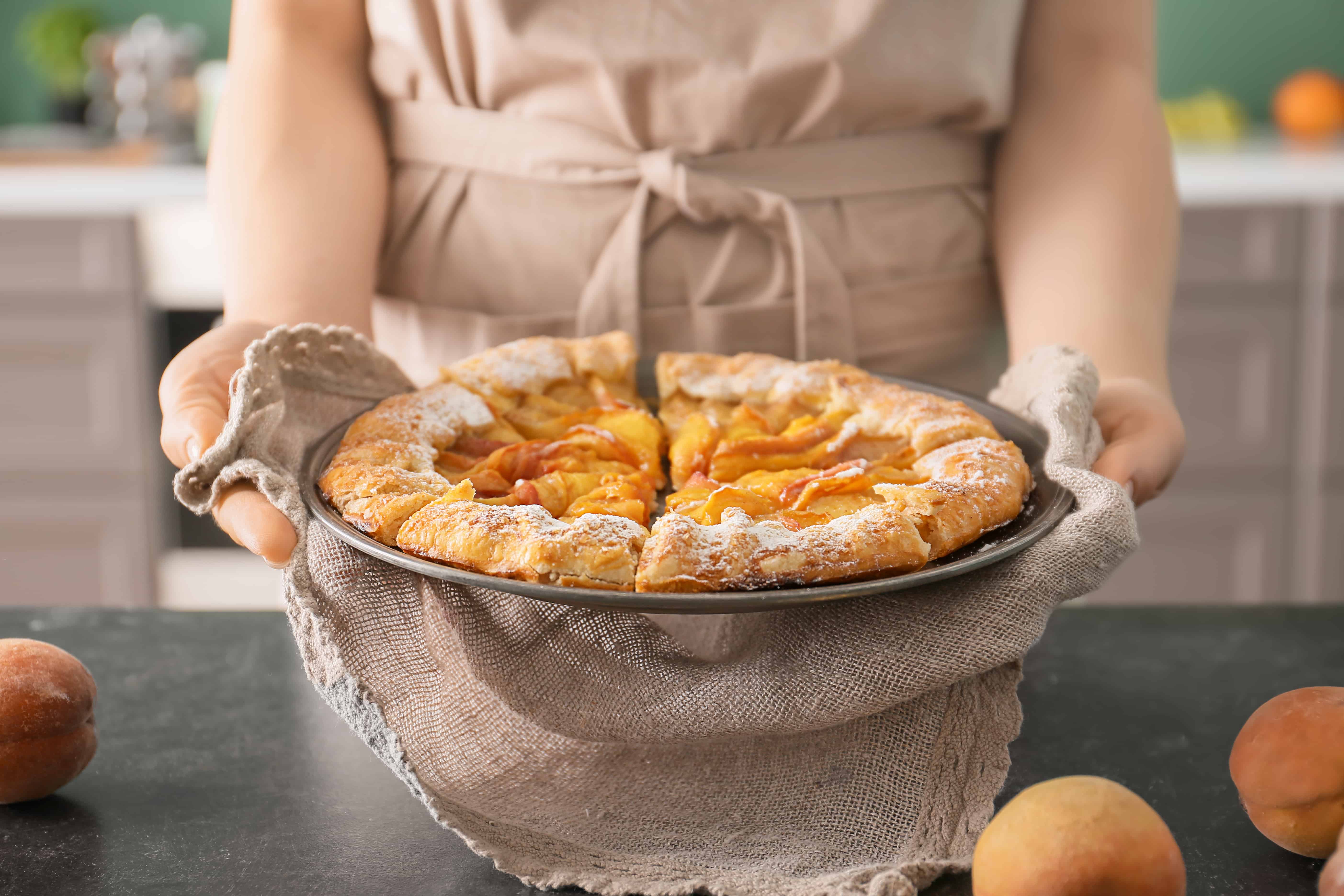 Peach Galette Step by Step Instructions Step Ten: Bake the Galette