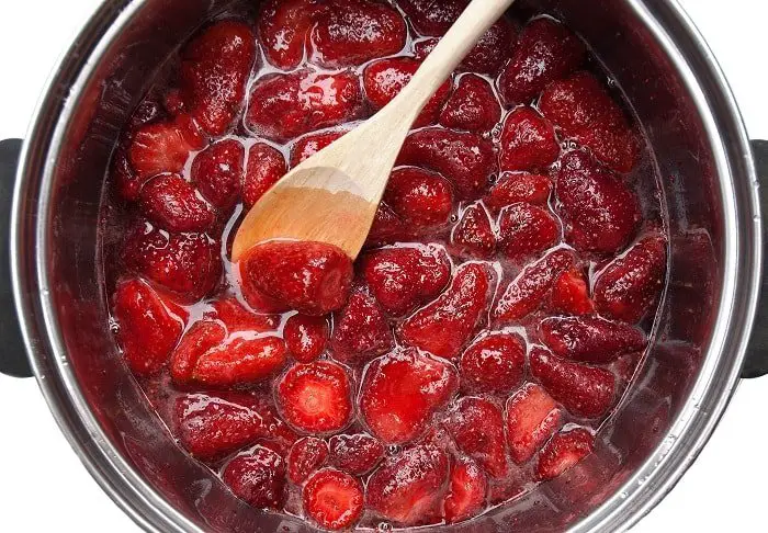 Bring it to a boil - Strawberry Glaze