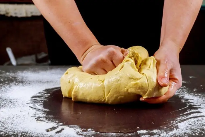 Punch down the dough