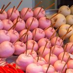 how to make pink candy apples