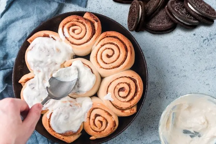 Tips And Tricks To Make Hershey's Cookies and Cream Cinnamon Rolls