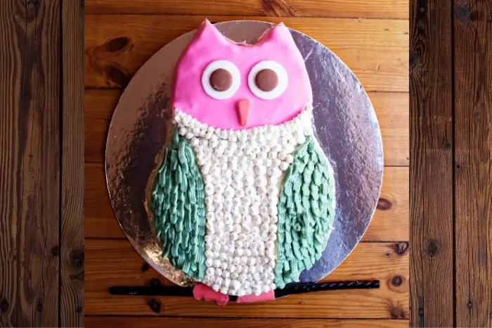 Bridal Shower Owl Cake
