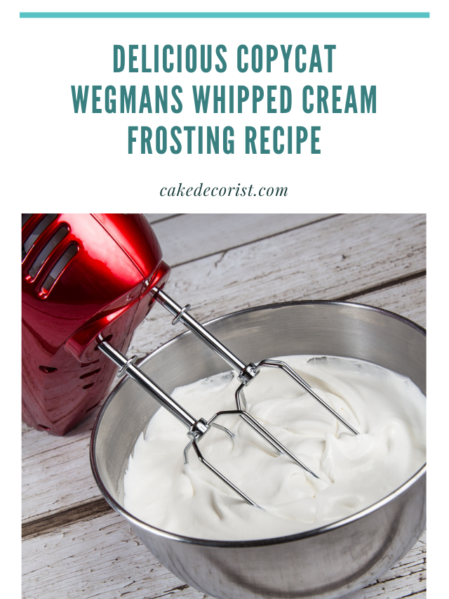 Wegmans Whipped Cream Frosting Recipe