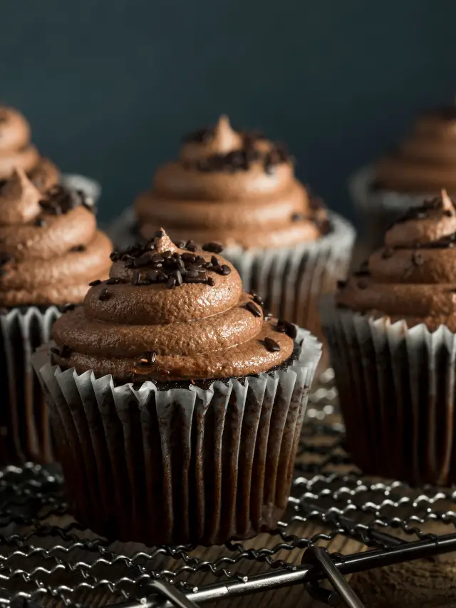The Best Triple Chocolate Georgetown Inspired Cupcakes with Frosting Recipe