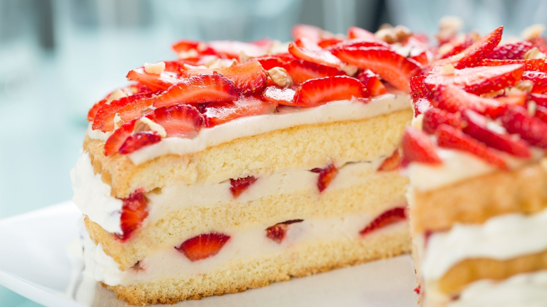 strawberry shortcake cheesecake