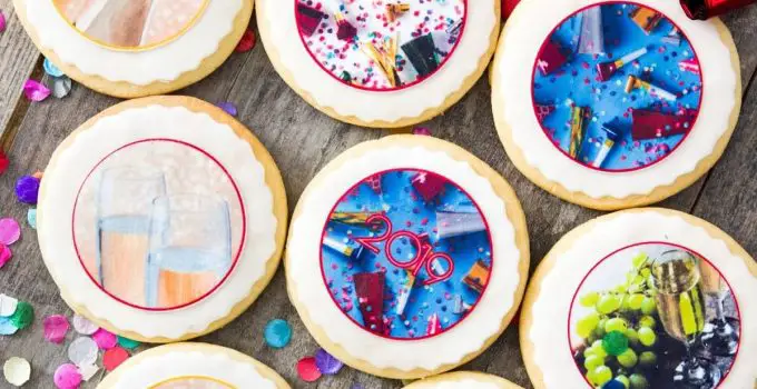 Delicious Cookies With Pictures On Them