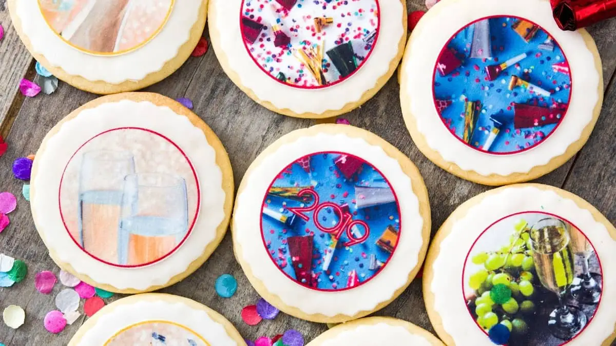 Delicious Cookies With Pictures On Them