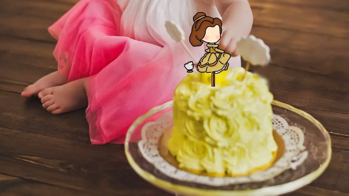 Verbazingwekkende Belle en het Beest-taart