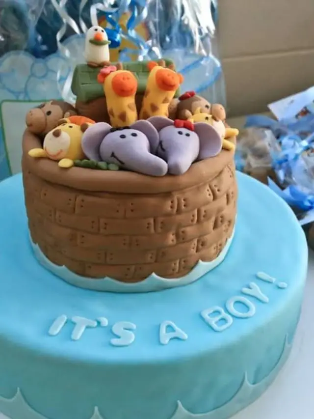 Decorating Ideas Of A Wonderful Boy Baby Shower Cake