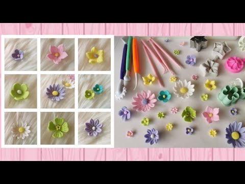 how to make fondant flowers without cutters