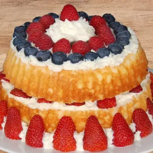 Easy Recipe Angel Cake Strawberry Shortcake Cake Decorist