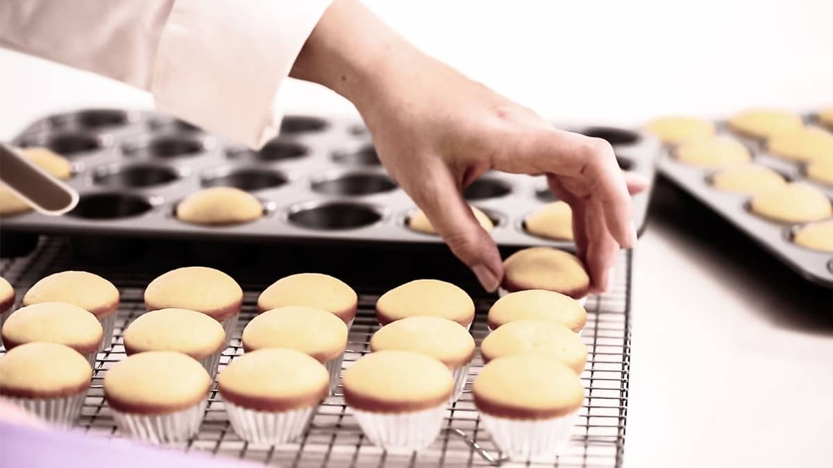 Tiempo de horneado de mini cupcakes