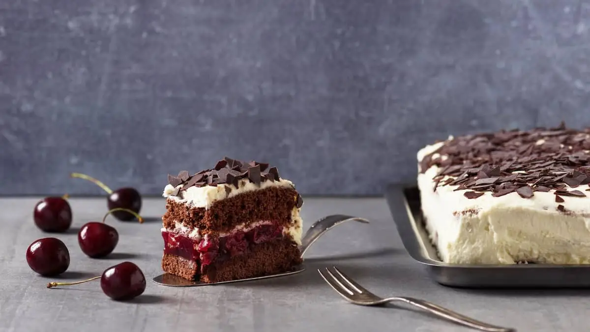 Wat is de serveergrootte van een bladcake?