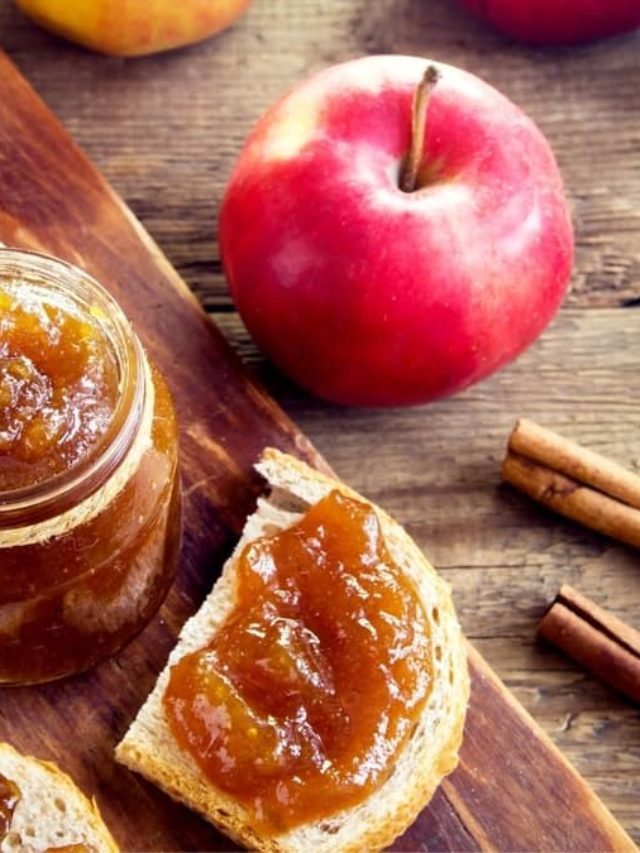 Guarde de forma segura su mantequilla de manzana casera correctamente