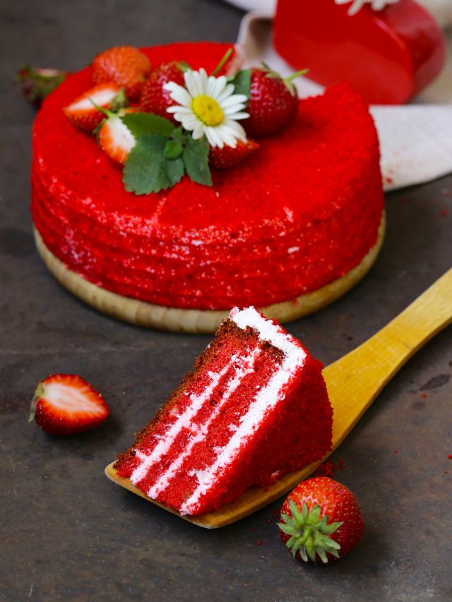 The Perfect Texture of Red Velvet Cake
