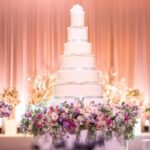 Champagne Colored Wedding Cakes