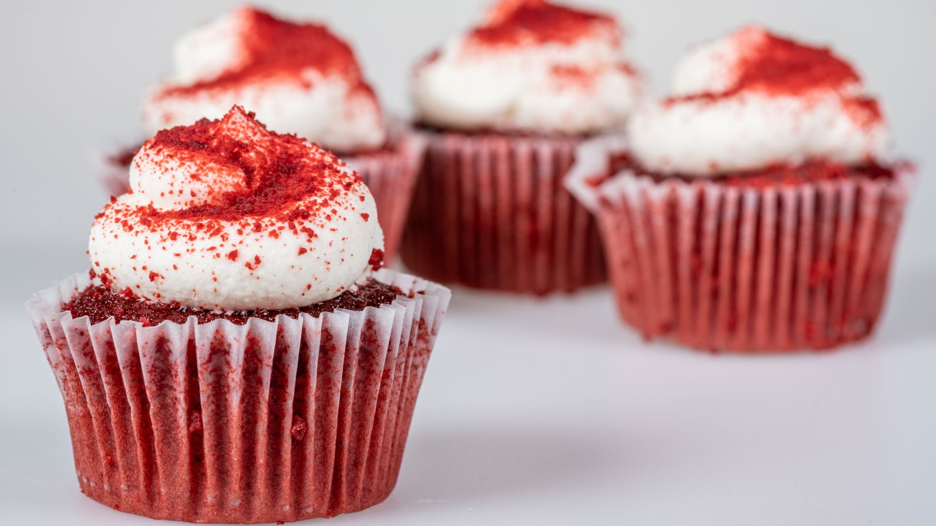 Gluten-free red velvet cupcake
