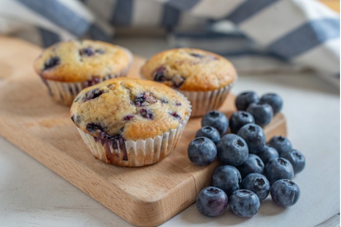 Ingredients in Blueberry Cupcakes With Cake Mix