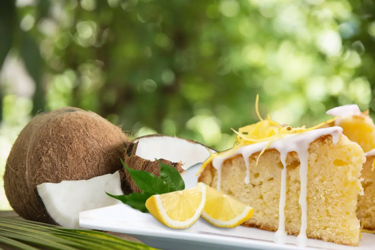 Gâteau au citron et à la noix de coco