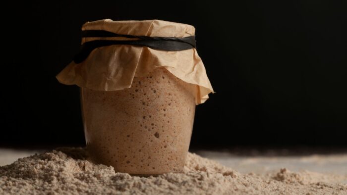 what to cover sourdough starter with