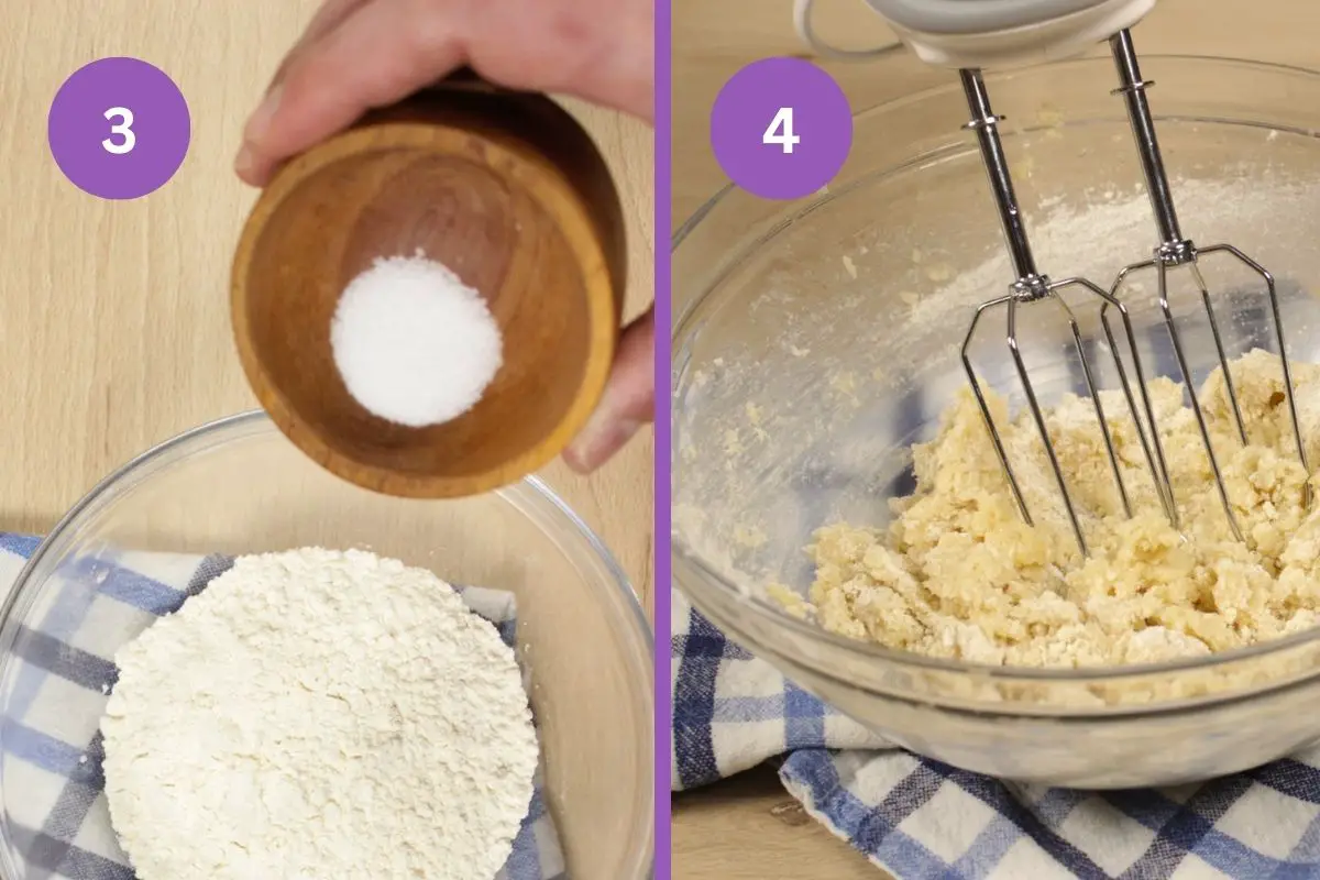 Step 3 and 4 NO BAKE Cookie Dough Bites Recipe (1200 × 800 px)