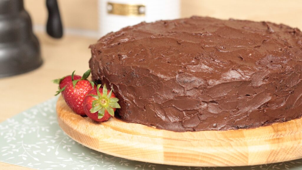 Matilda Inspired Dark Chocolate Cake