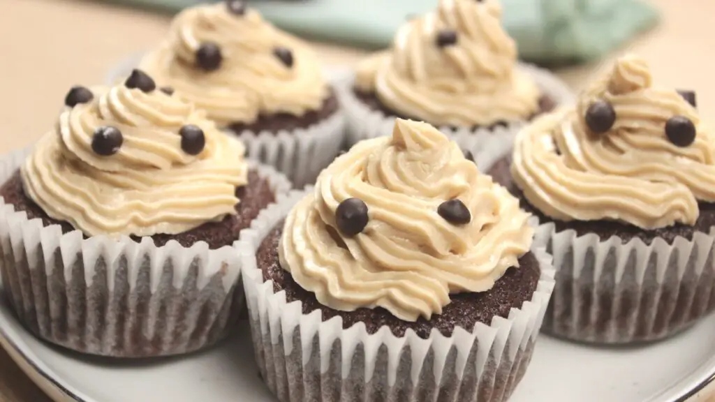 chocolate mocha cupcakes with espresso frosting